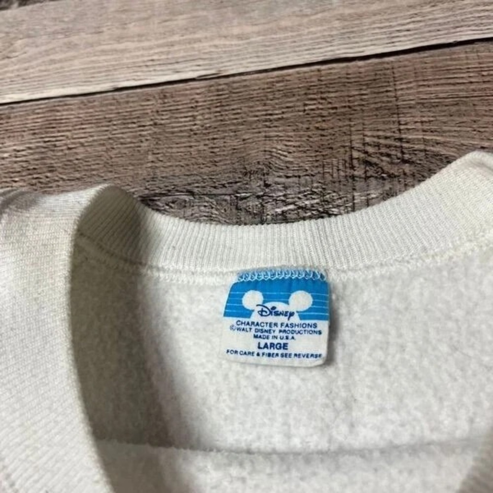 Minnie Mouse Crewneck Women's Large White Vintage Walt Disney Fashions - Picture 3 of 12